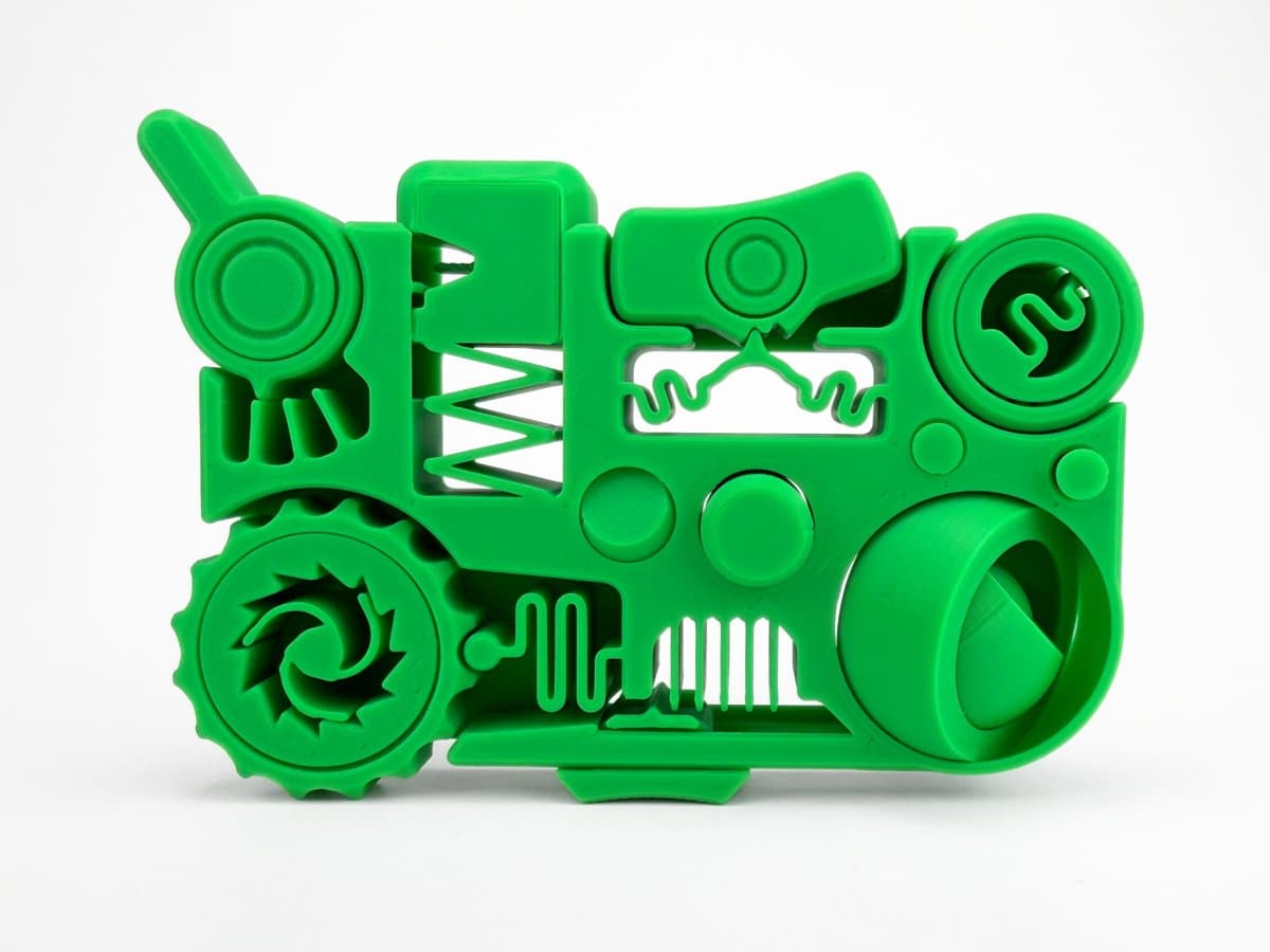 12'si 1 Arada Fidget Oyuncak – Stres Giderici Tek Parça – 3D baskı PLA