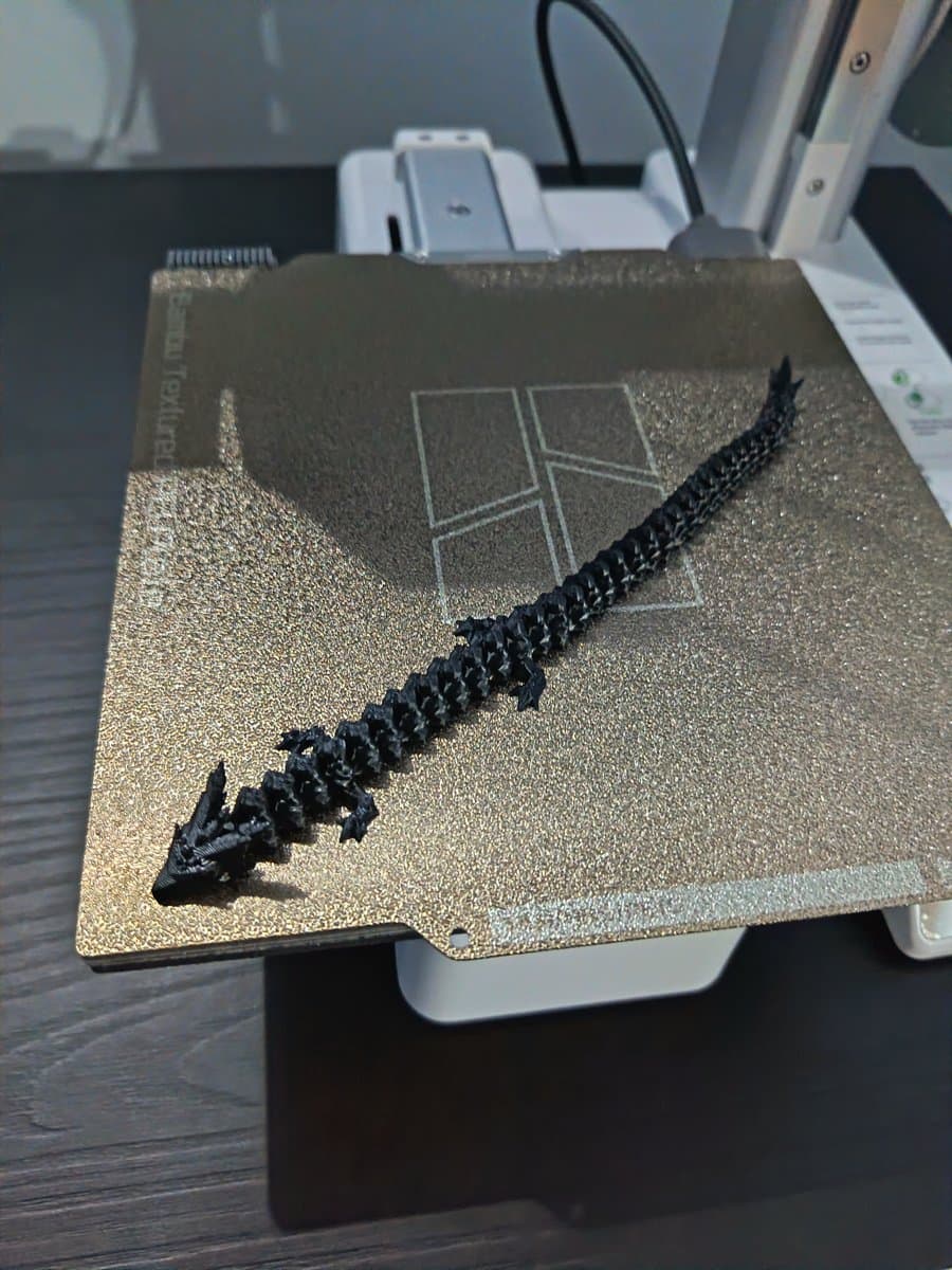 Mini Eklemli Ejderha – Esnek Fidget Ejderha Figürü – 3D baskı PLA
