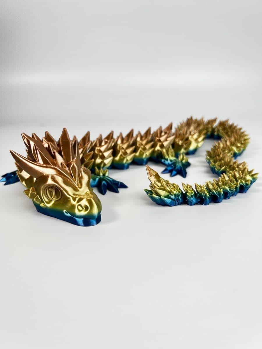 Eklemli Kristal Ejderha – 3D Baskı – 3D baskı PLA