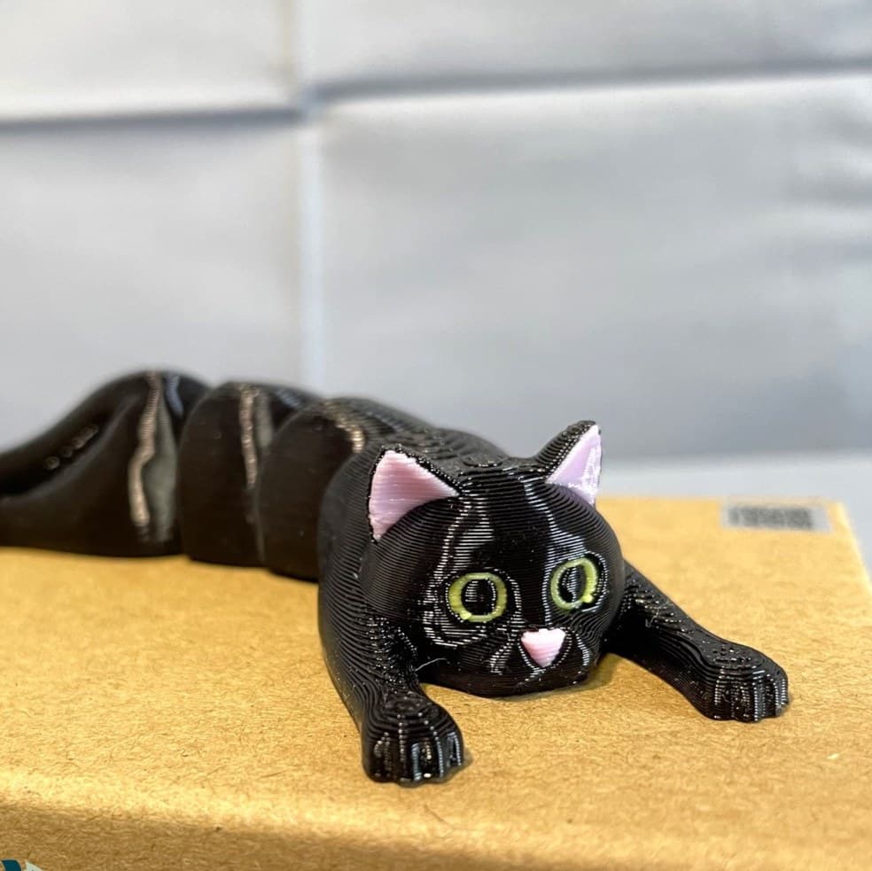 Sarılan Flexi Kedi – 3D Baskı – 3D baskı PLA