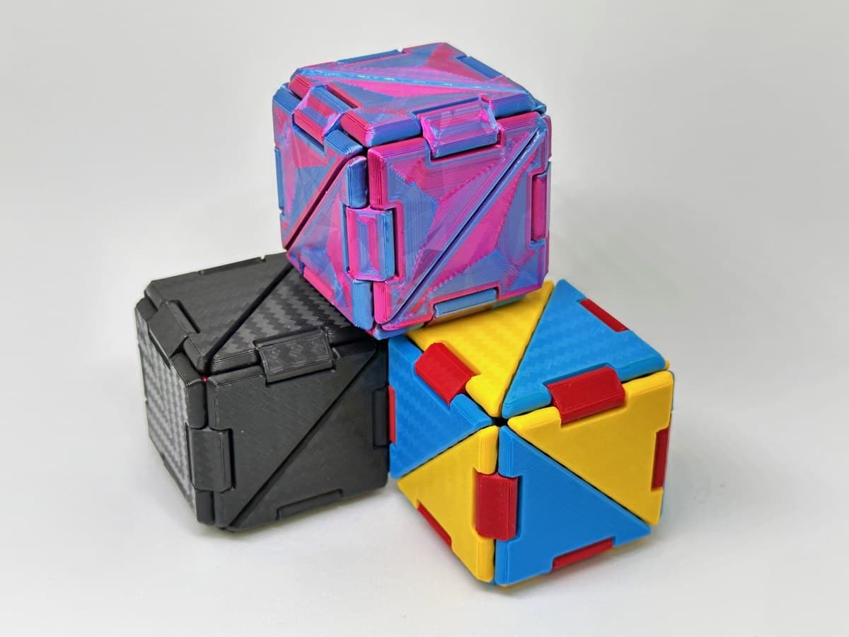 Origami Dönüşen Küp – 3D Baskı – 3D baskı PLA