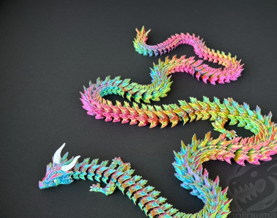 Sonsuz Yılan Ejderha – 3D Baskı – 3D baskı PLA