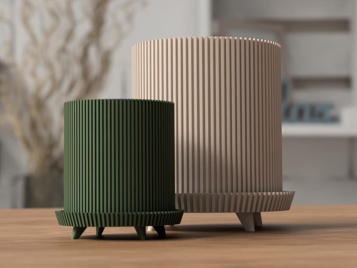 Ayaklı Saksı – 3D Baskı – 3D baskı PLA