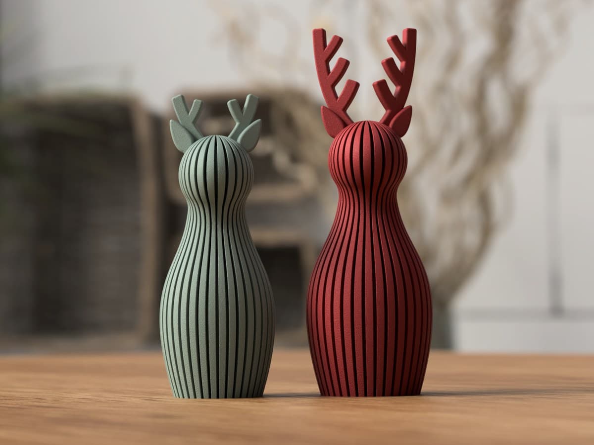 Yılbaşı Ren Geyiği – 3D Baskı – 3D baskı PLA