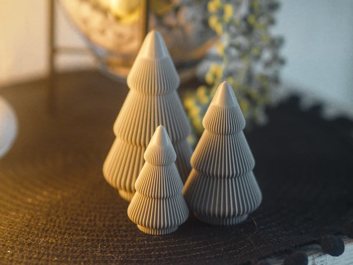 Modern Yılbaşı Ağaçları – 3D Baskı – 3D baskı PLA