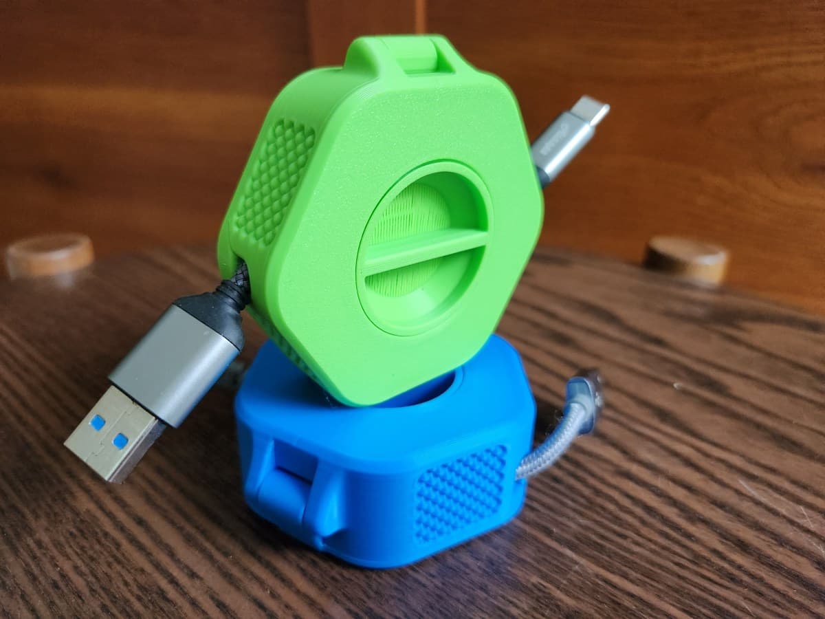 Taşınabilir Kablo Sarıcı – 3D Baskı – 3D baskı PLA