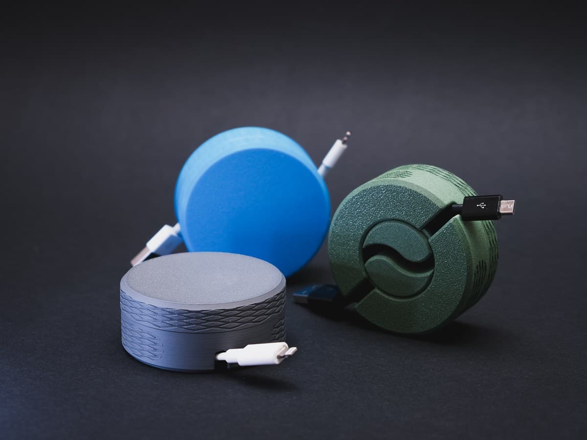 Ergonomik Kablo Sarıcı – 3D Baskı – 3D baskı PLA