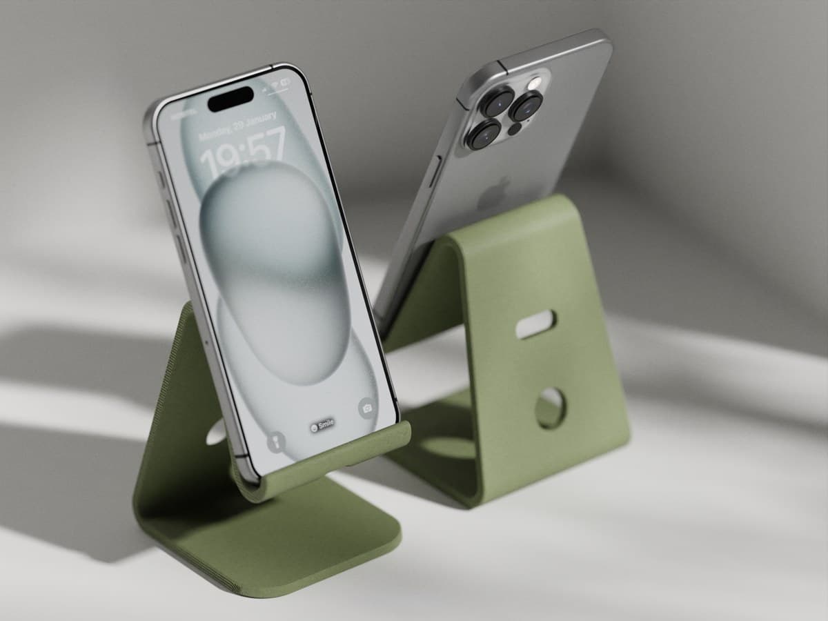 Minimal Telefon Standı – 3D Baskı – 3D baskı PLA