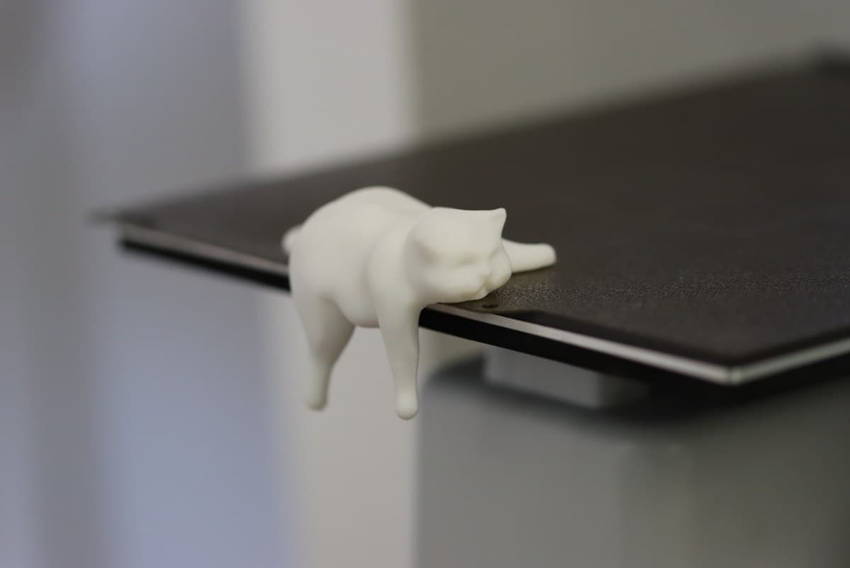Uykucu Şişko Kedi Figürü – 3D Baskı – 3D baskı PLA