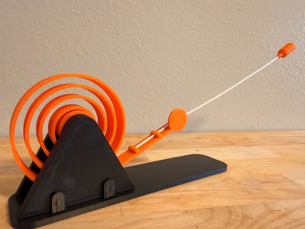 Yaylı Spiral Kedi Oyuncağı – 3D Baskı – 3D baskı PLA