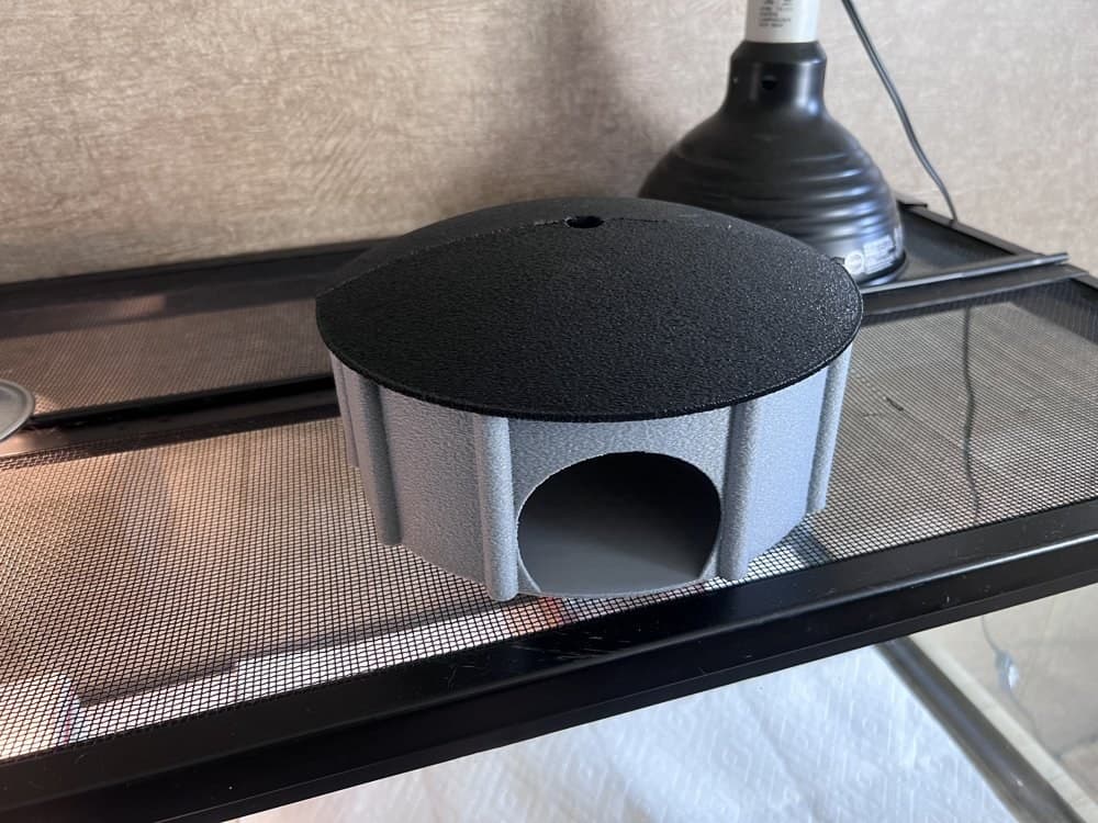Sürüngen Saklanma Kulübesi – 3D Baskı – 3D baskı PLA