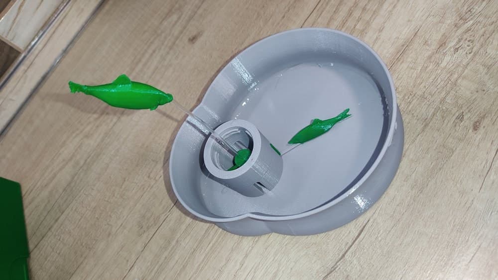 Balıklı Kedi Suluğu – 3D Baskı – 3D baskı PLA