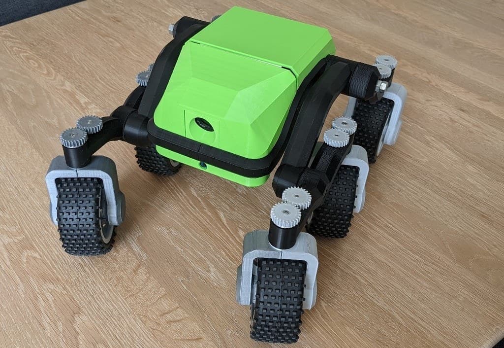 Merdiven Tırmanan Rocker-Bogie Rover Baskı Seti – 3D Baskı – 3D baskı PLA