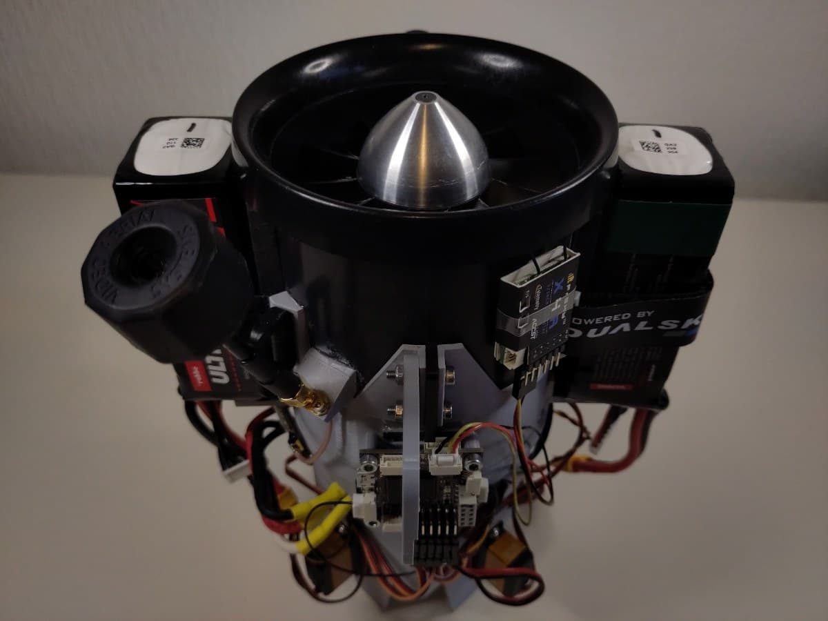 Ducted Fan İtki Vektörlü Drone Gövdesi – 3D Baskı – 3D baskı PETG