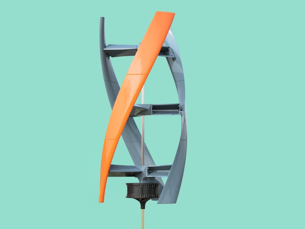 Dikey Eksenli Rüzgâr Türbini (VAWT) – 3D Baskı – 3D baskı PLA
