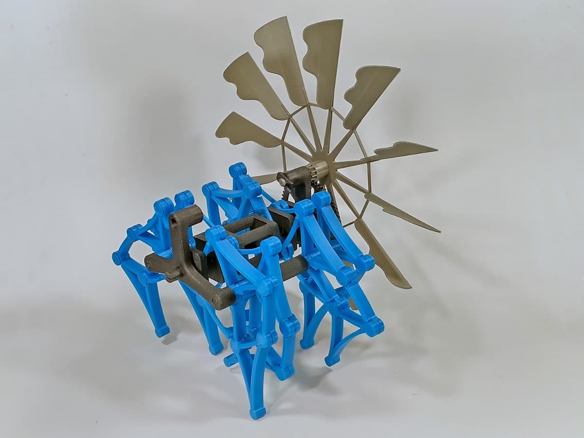 Rüzgârla Yürüyen Strandbeest – 3D Baskı – 3D baskı PLA