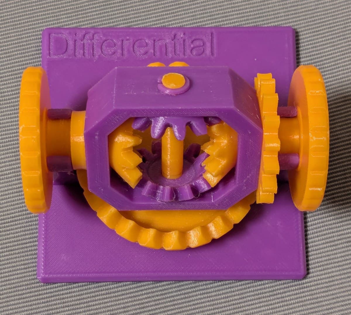 Diferansiyel Dişli Eğitim Modeli – 3D Baskı – 3D baskı PLA