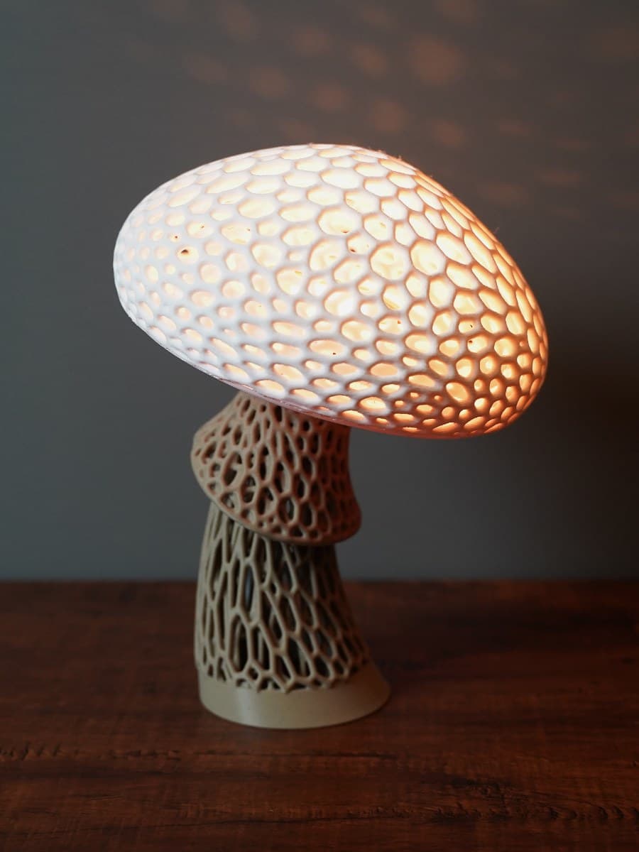 Voronoi Mantar Lamba – 3D Baskı – 3D baskı PLA