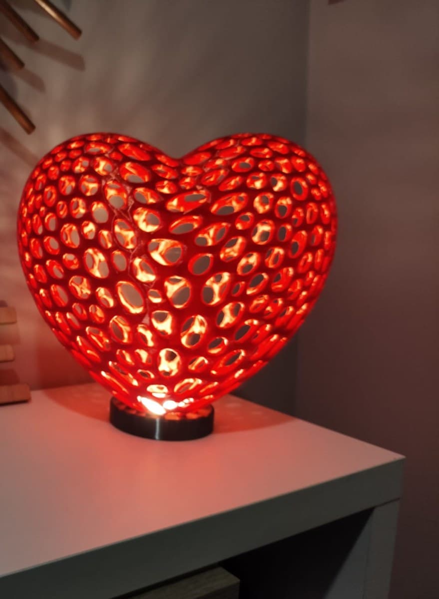 Voronoi Kalp Lamba – 3D Baskı – 3D baskı PLA