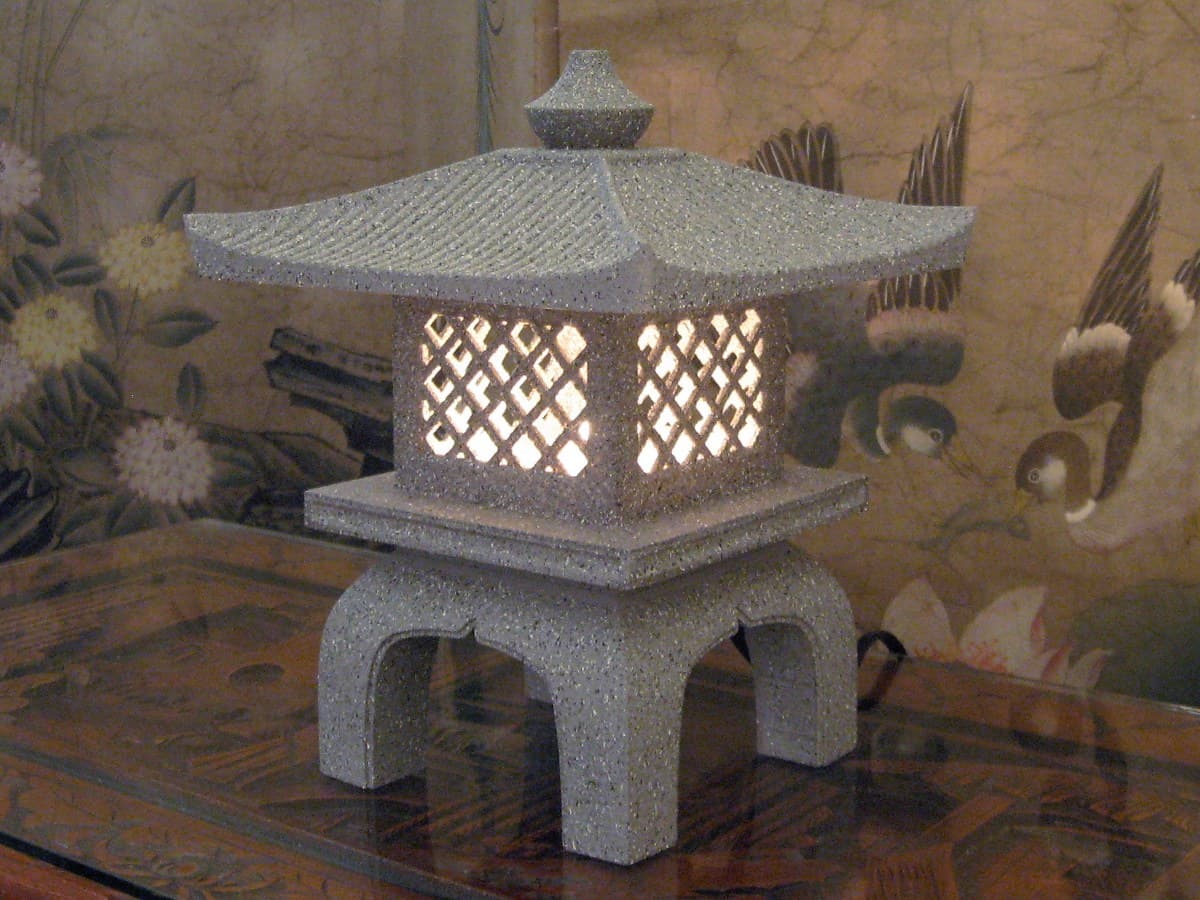 Japon Bahçe Feneri Lamba – 3D Baskı – 3D baskı PLA