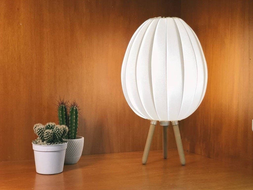 Petals Nordik Masa Lambası – 3D Baskı – 3D baskı PLA