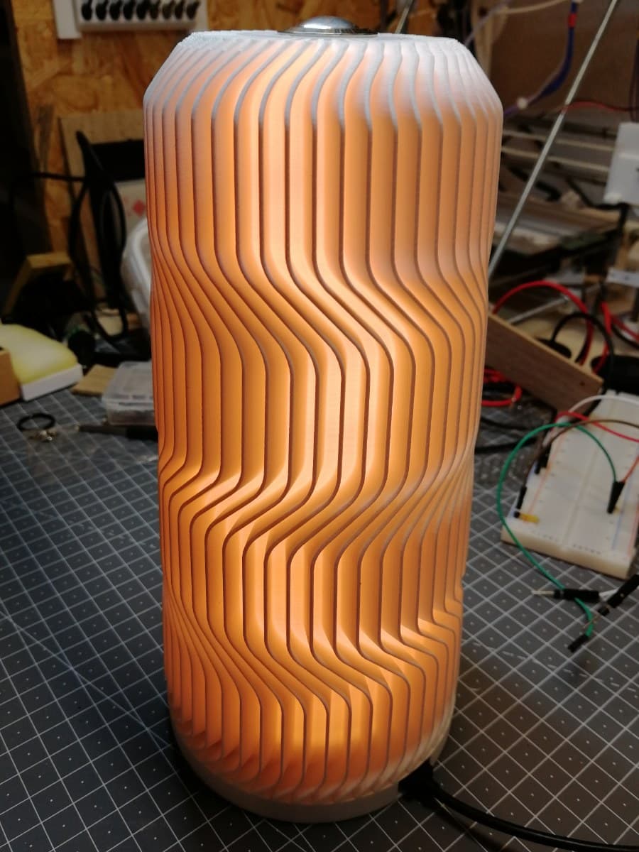RGB Dalga Lamba – 3D Baskı – 3D baskı PLA