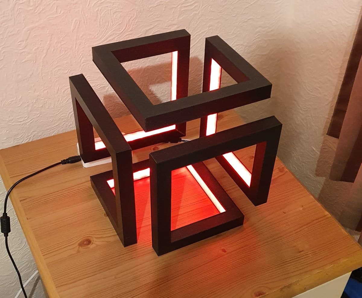 Sonsuzluk Küpü LED Lamba – 3D Baskı – 3D baskı PLA